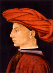 Портрет молодого человека в красном тюрбане. Мазаччо